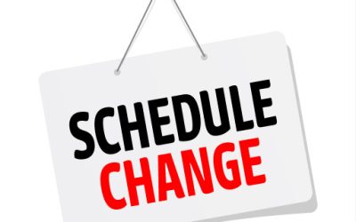 June Schedule Changes